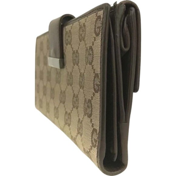 232186BG (L1) Gucci Wallet Long Brown PVC - Picture 3 of 9